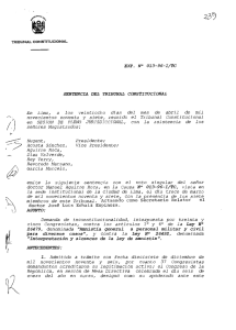 EYP. N° 013-96-I/TC SENTENCIA DEL TRIBUNAL