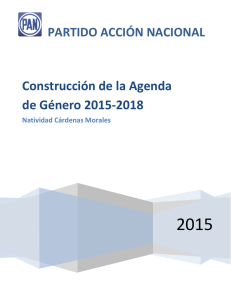 Construcción de la Agenda de Género 2015-2018