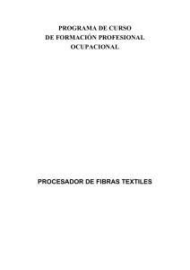 procesador de fibras textiles