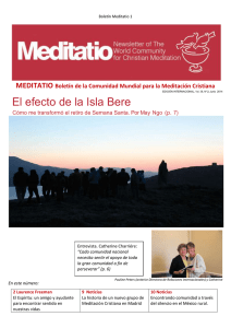 Boletín Meditatio junio castellano