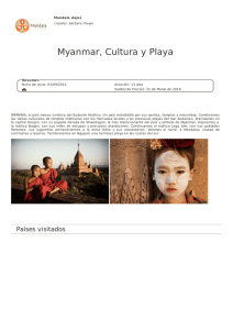 Myanmar, Cultura y Playa