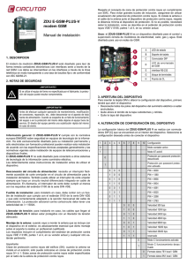 ZDU E-GSM-pLUS-V modem GSM Manual de