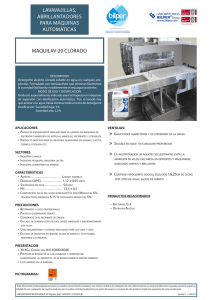 maquilav-20 clorado lavavajillas, abrillantadores para máquinas