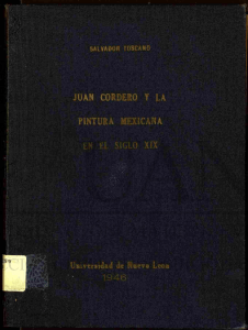 Juan Cordero y la pintura mexicana en el siglo XIX