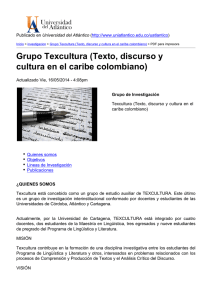 Grupo Texcultura (Texto, discurso y cultura en el caribe colombiano)