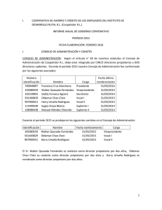 informe de Gobierno Corporativo