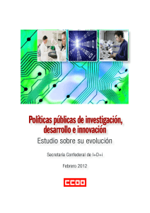 Políticas públicas de investigación, desarrollo e innovación. Estudio