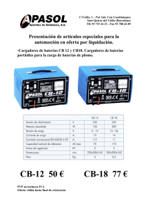 CB-12 50 € CB-18 77
