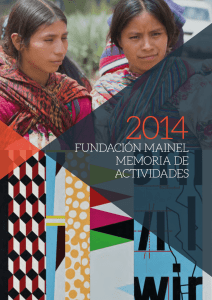 Memoria 2014 - Fundación Mainel