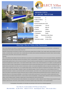BENISSA COSTA € 1,260,000 REF:01734B Ibiza Style Villa con
