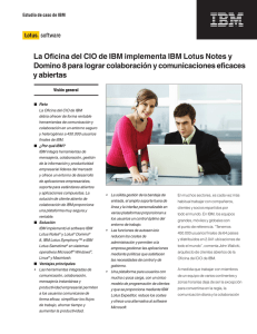 La Oficina del CIO de IBM implementa IBM Lotus Notes y Domino 8