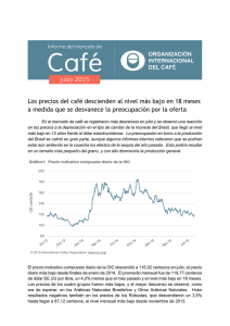 Informe del mercado de café - julio 2015