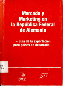 Mercado y Marketing en la República Federal