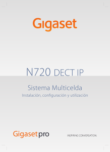 Gigaset N720 DECT IP Sistema Multicelda