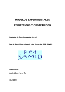 Modelos experimentales Red SAMID