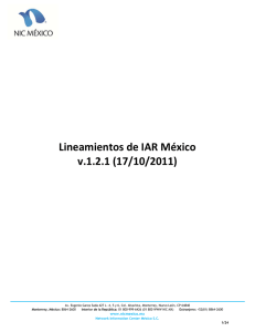 Lineamientos de IAR México v.1.2.1 (17/10/2011)
