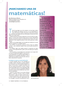 matemáticas! - revistas universidad pontificia comillas icai
