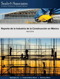 Panorama de la Industria de Construcción en México – Abril 2016