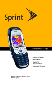 Funciones de su Servicio Sprint PCS