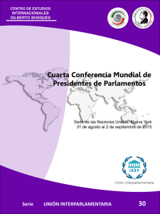30 Cuarta Conferencia Mundial de Presidentes de