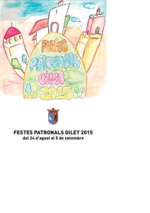 FESTES PATRONALS GILET 2015