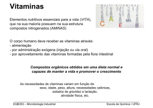 Vitaminas - Escola de Química / UFRJ