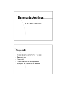 Sistema de Archivos - Mario Farias