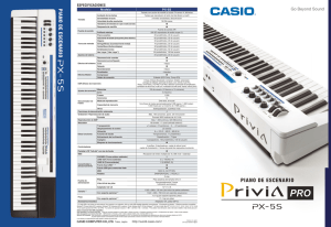 PX-5S Catalog - CASIO Teclados LATAM