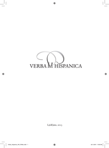 Verba Hispanica - Instituto Cervantes