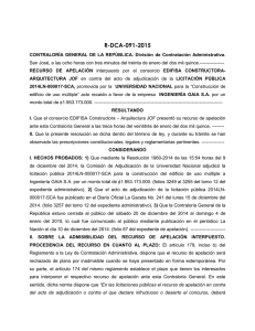 rec. apelación PANI - Contraloría General de la República
