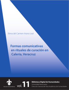Formas comunicativas en rituales de curación en Calería, Veracruz