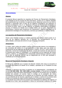 R.PE.001 - MANUAL DE PLANEAMIENTO ESTRATÉGICO