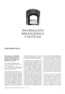 información bibliográfica y noticias