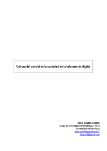 Cultura del control en la sociedad de la información digital
