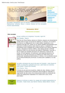 Diciembre 2014 - América Latina - Portal Europeo | REDIAL CEISAL