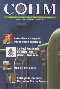 Revista 14 - Colegio Oficial de Ingenieros Industriales de Madrid
