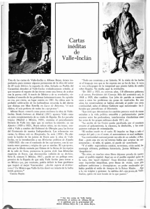Cartas inéditas de Valle-Inclán - Revista de la Universidad de México