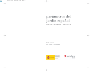 parámetros del jardín español - Col·legi d`Arquitectes de Catalunya