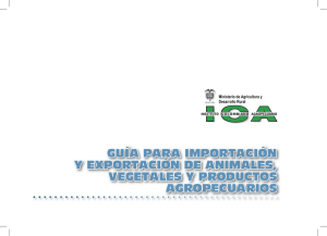 guía para importación y exportación de animales, vegetales
