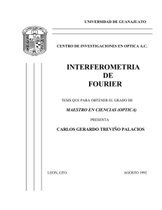 Interferometría de Fourier