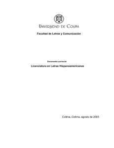 Documento curricular - Universidad de Colima
