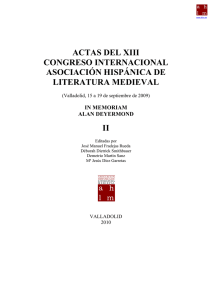 La vejez en la literatura medieval española - AHLM
