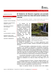 El Gobierno de Navarra organiza una jornada formativa sobre los