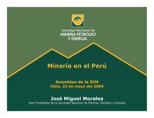 Mineria en Peru - Sociedad Nacional de Minería