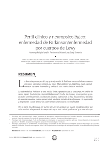 Perfil clínico y neuropsicológico: enfermedad de