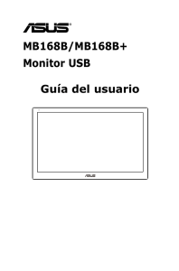 MB168B/MB168B+ Monitor USB Guía del usuario