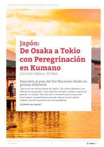 De Osaka a Tokio con peregrinación de Kumano, circuito clásico