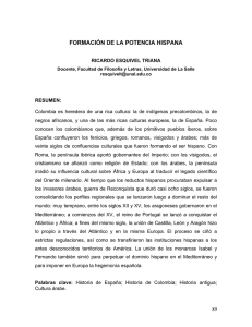 formación de la potencia hispana - Revistas
