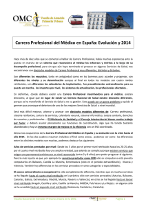 Carrera Profesional del Médico en España: Evolución y
