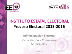 curso - Instituto Estatal Electoral de Aguascalientes